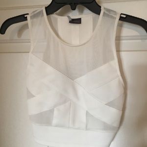 Sparkle & Fade crop top